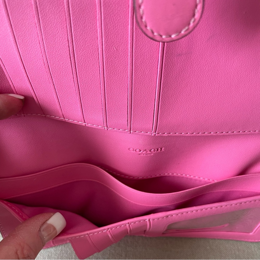 Coach Vibrant Pink Women's Wallet - Picture 6 of 10